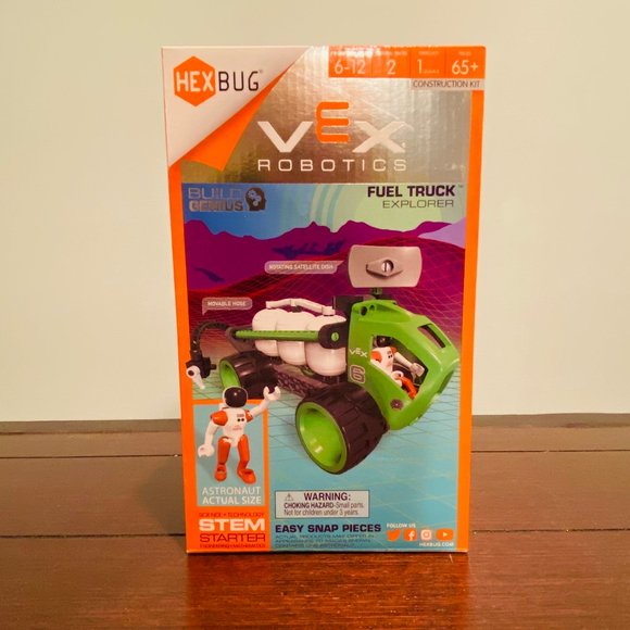 HexBug VEX Robotics Fuel Truck Explorer with Astronaut-STEM Starter Set-DIY kit - Picture 1 of 2